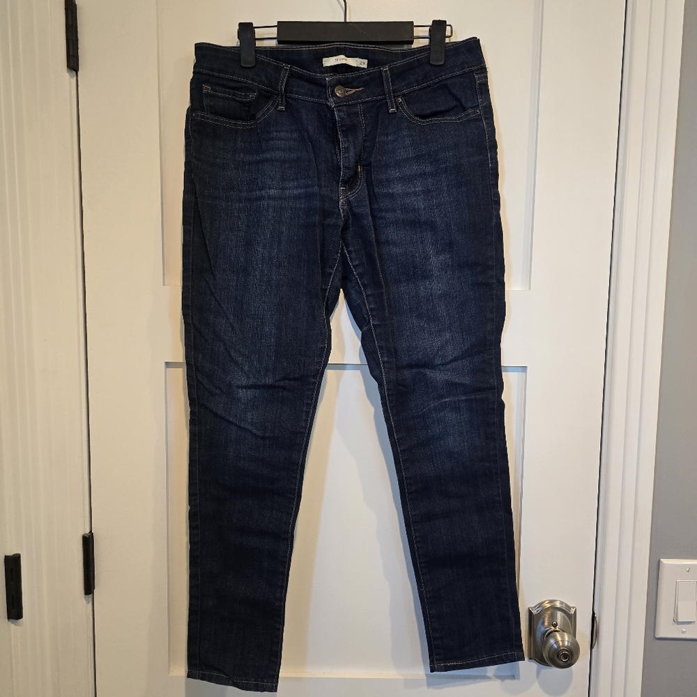 Levi's Womens 711 Blue Jeans